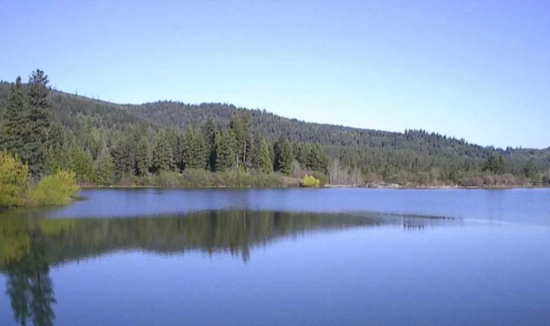 Aerial Photo of Spirit Lake ID